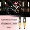 VGOL 2pcs 6mm Copper Shell Motorcycle Brake Lights Tail Lights