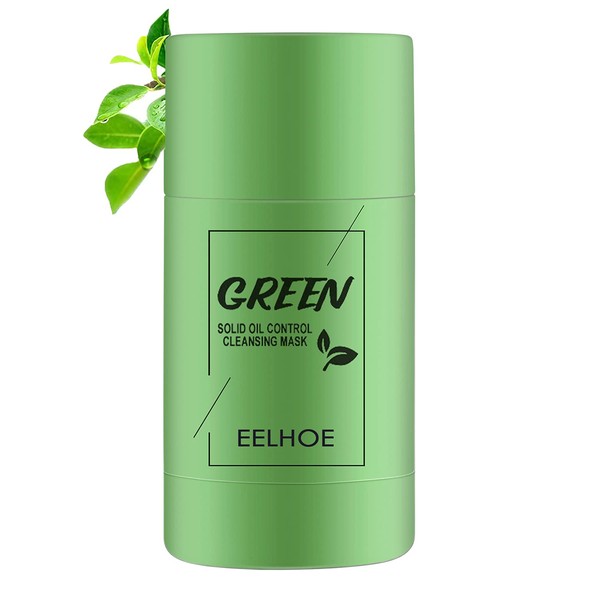 Green Tea Purifying Clay Mask,Face Moisturizes Deep Cleansing Oil Control,Blackhead Remover,Deep Clean Pore,Improves Skin Care for All Skin Types Men Women (Green Tea)
