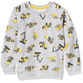 John Deere Toddler Boys' French Terry Pullover, Heather Grey, 2T