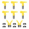 Airless Paint Nozzles Set Reversible Spraying Machine Tips Airless Paint