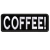 Coffee Patch Embroidered Iron-On Applique For Clothes, Jackets, Backpacks, Badge