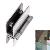 2 Pieces Glass Door Clamp Hinge,Zinc alloy Folding Door Hinge