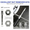 26 Piece Damaged Screw & Bolt Extractor Set,Stripped Broken Bolt
