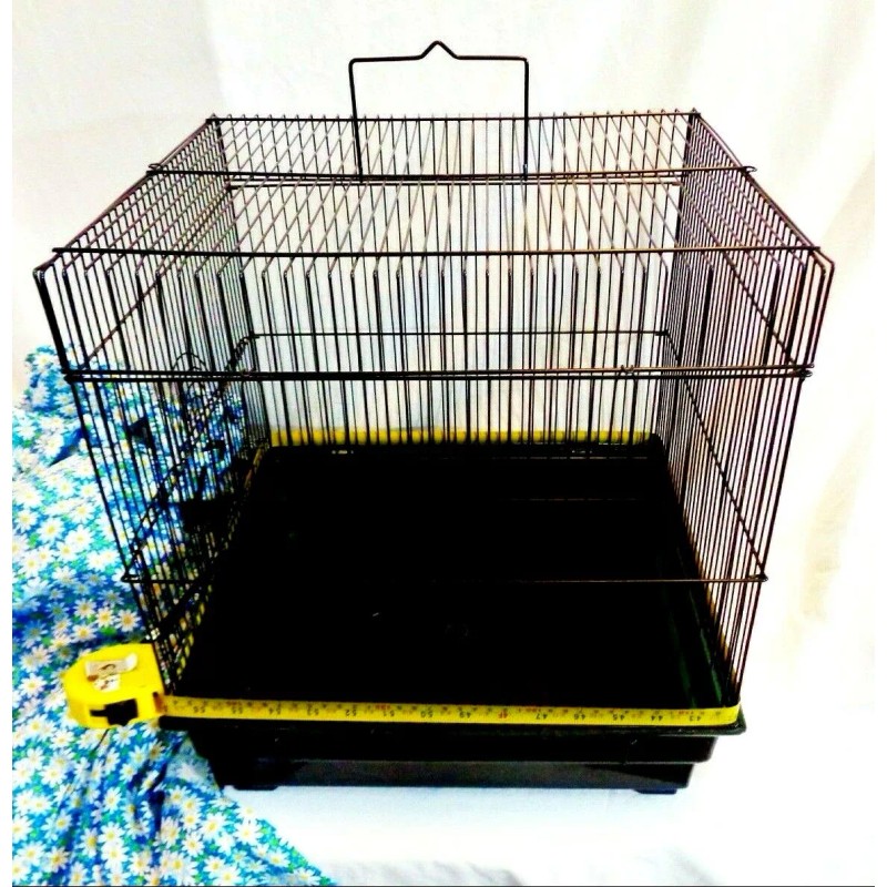 fortheBIRDS! EXTRA LARGE Bird CAGE Seed Catcher SKIRT CHOCOLATE BROWN