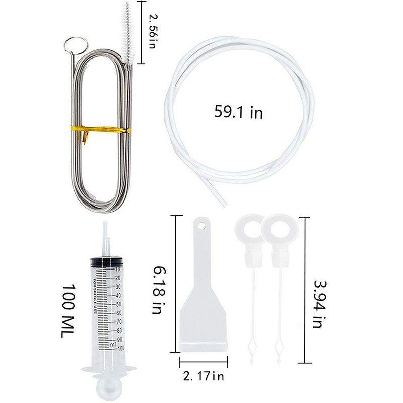 6 PCS Fridge Drain Hole Cleaning Device, Refrigerator Scrub Brush,