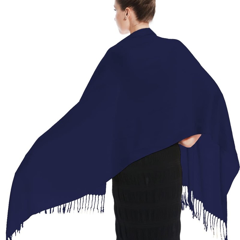 Glory Max Bufanda grande de pashmina suave y sedosa para