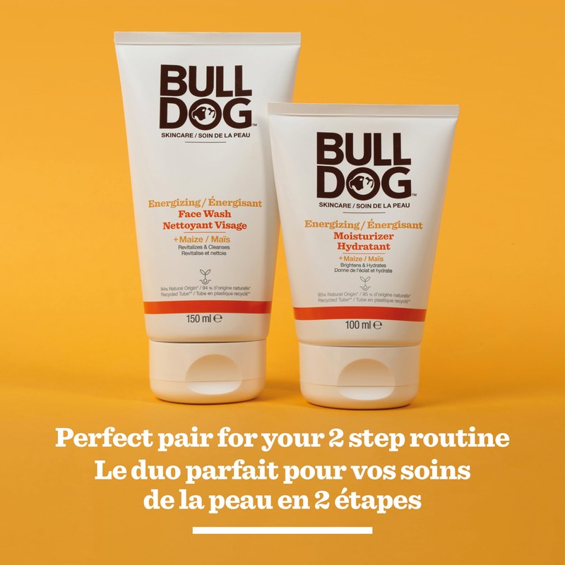 Bulldog Energizing Face Wash, 150 mL
