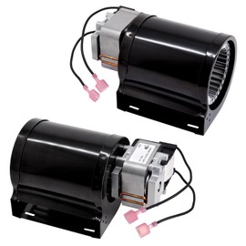 Replacement Blower Motor for Lopi Freedom Bay & Freedom II & Answer & Revere, Avalon Olympic 1190 Wood Stove Insert, 99000137 99000123 99000190 99000126 99000128 99000133 Blower Fan (Left + Right)