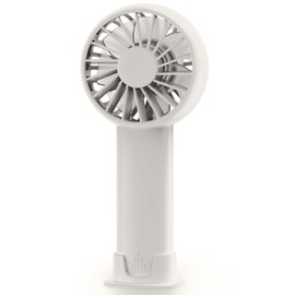 belcat Mini Portable Fan, USB Rechargeable Battery Fan 3 Adjustable Speed Powerful Handheld Fan, Makeup Lash Fan for Stylish Girl Women, Cute Small Pocket Fan for Travel Beach Indoor Outdoor, White