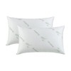 Dreamaker Twin Pack Bamboo Knitted Waterproof Pillow Protector, Naturally Anti-Microbial