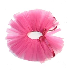 PAWPATU Tulle Tutu for Dogs or Cats, Small, Hot Pink