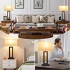 Seealle 22" Tall Living Room Lamps for Night Stands -