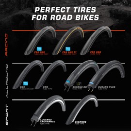 SCHWALBE - Durano Road and Touring Folding Clincher Bike Tire | 700 x 28 | Performance Line, RaceGuard | Black/Grey