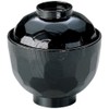 Bowl: Fukui Craft Bowl, Black, 3-190-1, Size: φ3.7 x H3.9