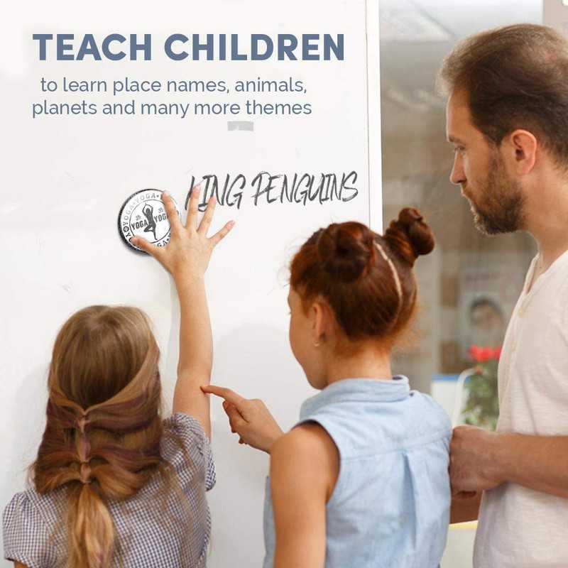 Round MDF Magnets - Yoga Meditation 39819