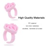 Anillos De Pegamento Para Extensin De Pestaas,100 Anillos Rosa