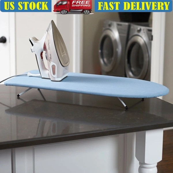 Unbranded Collapsible Tabletop Ironing Board Space Saving Portable Design Foam