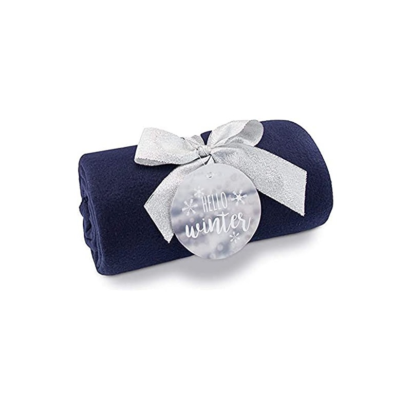 Römer Wellness Winter Special Navy Fleece Blanket with Pouch -