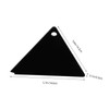 Operitacx Snowboard Waxing Accessories Acrylic Triangle Wax and Brush for