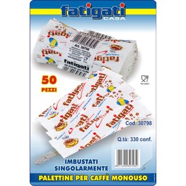 Disposable Coffee Pods Pack of 50 30798 Fatig Individually Packed