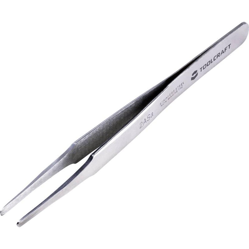 Toolcraft TO-5861040 Precision Tweezers 1 Piece 2a SA 120 mm