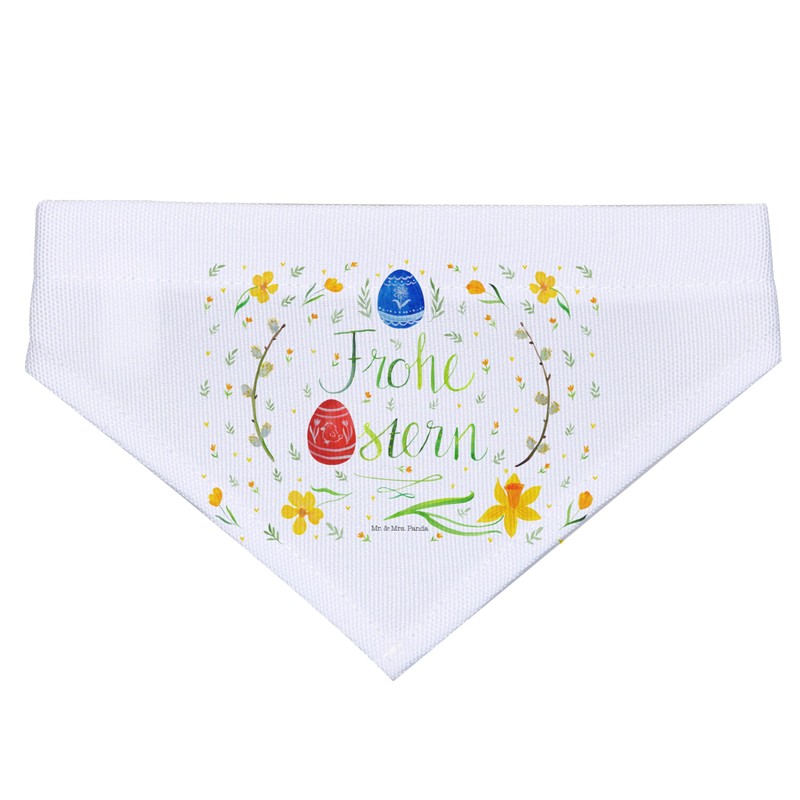 Mr. & Mrs. Panda Dog Bandana M Happy Easter -