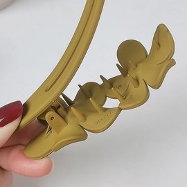 Hair Clip, Set of 3, Flower Shape Hair Clip, Matt, Flower Motif, Hair Clip, Firmly Curled, Clip, Large, Women's Hair Accessory, Simple, Stylish, Korean Style, Cute, Elegant, Hair Accessory, Everyday