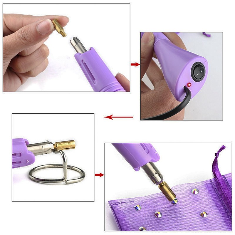 Hotfix Rhinestone applicator 7 in 1 Professional Iron-on Hot Fix