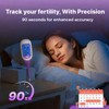FDK Basal Body Thermometer for Ovulation, Large Dual-Color Backlit Display