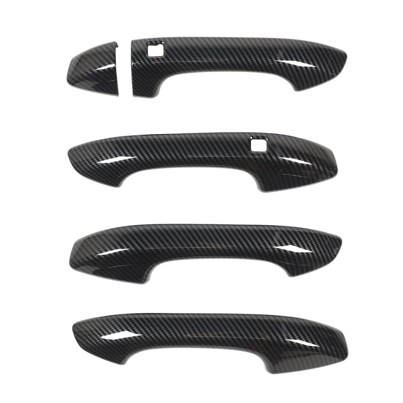 Exterior Door Handle Cover Carbon Fiber Pattern Outside Door Handle