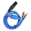 XLR Male to Dual RCA Sound Cable 3.3ft Stereo XLR