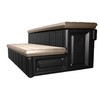 Confer Plastics Two Tier 36" Wide Deluxe Hot Tub Step.