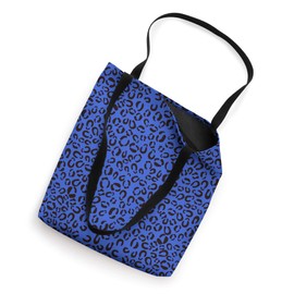 Royal-Blue Leopard Prints Cheetah Pattern Women Girls Cute Tote Bag