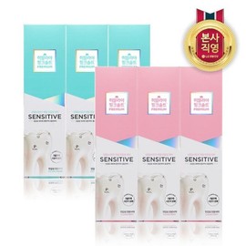 Himalayan Pink Salt Sensitive Toothpaste 100g x 3 (Select 1 of 2 types) / 히말라야핑크솔트 센서티브 치약 100G x 3개 (2종 택1)