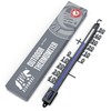 CSL - 2 x Analogue Metal Thermometer - Outdoor Thermometer