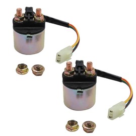 2pcs Starter Solenoid Relay for Honda TRX500 Foreman 500 2005-2009 2011-2013/TRX350 Rancher 350 2000-2006/TRX450 Foreman 450 1998-2004/TRX420 Rancher 420 2009-2014/TRX400 Foreman 400 1995-2003