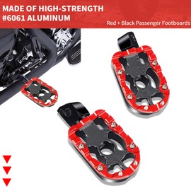M8 Softail Lowrider Rear Footpegs For Harley Softail Slim/Lower Rider/Street Bob/Fat Bob/Sport Glide 2018-2023, Motorcycle MX Style Footpegs Footrest Pedal