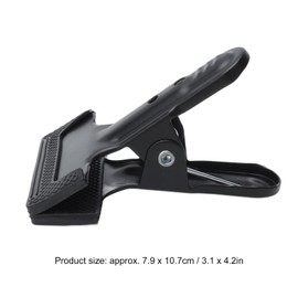 CHEOTIME 4Pcs Spring Clamps, Wide Mouth, Woodworking Spring Clips, High Carbon Steel, Black