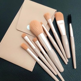 Mini Travel Makeup Brush Set Portable Cosmetic Tool Brush Pouch Refill Aegyosal Eye Cash on Delivery or Pay upon Order / 미니 여행용 메이크업 브러시 세트 휴대 용 화장품 도구 브러쉬 파우치 리필 애교살 아이 착불 또는 주문시 결제