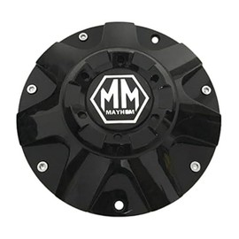 Mayhem Wheels C709501B C108060B 71312090F-12 Gloss Black Wheel Center Cap
