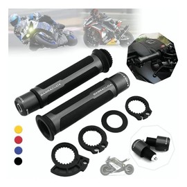 Puño Moto Cubre Contrapeso Aluminio Deportivo Universal Negro Vmingo