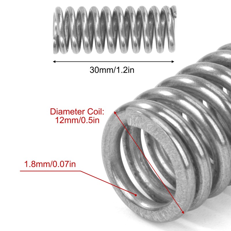 GUNGY Compression Spring Stainless Steel Spring Compression Springs 30 mm