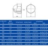 BGTXINGI 140Pcs 7Kinds 304 Stainless Steel M3 M4 M5 M6