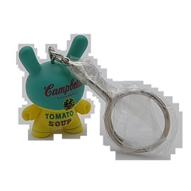 Kidrobot Andy Warhol Dunny Campbell's Soup Can 1.5" Vinyl Keychain