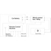 Wireless Winch Remote Control Kit with Indicator Light 9‑30V 434MHZ