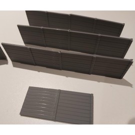 OO Gauge 20 x Model Railway Walls Tracking Fencing Security Fences 1.4m Total