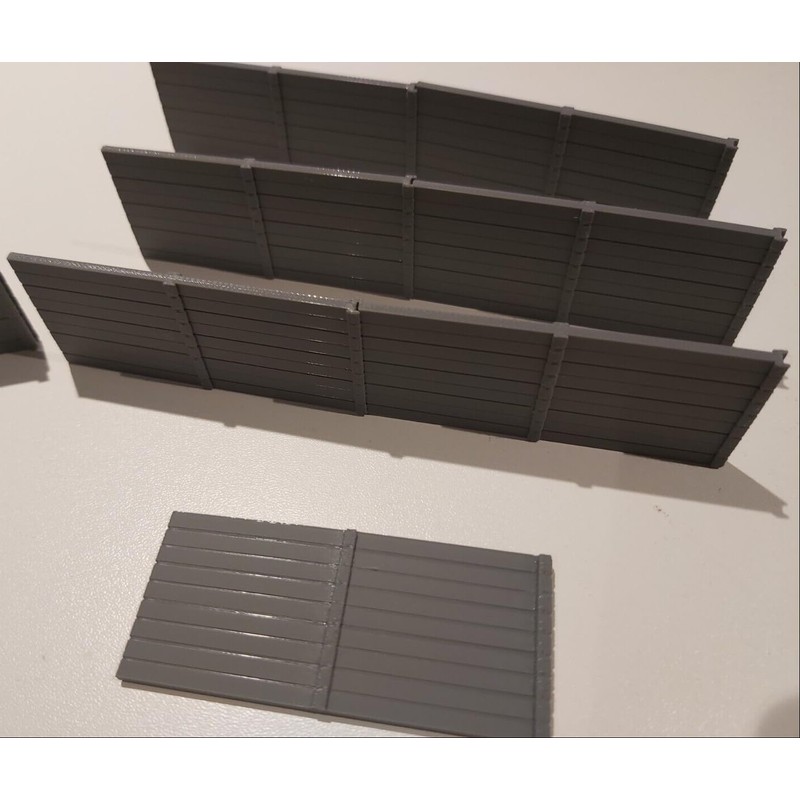 OO Gauge 20 x Model Railway Walls Tracking Fencing Security