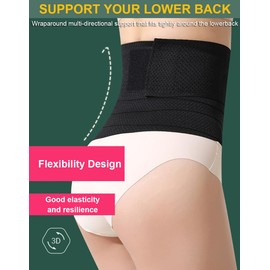 Waist Trainer for Women Lower Belly Fat, Belly Wrap Tummy Control Shapewear Corset Shapewear for Women, Faja Body Shaper (Beige, Large)