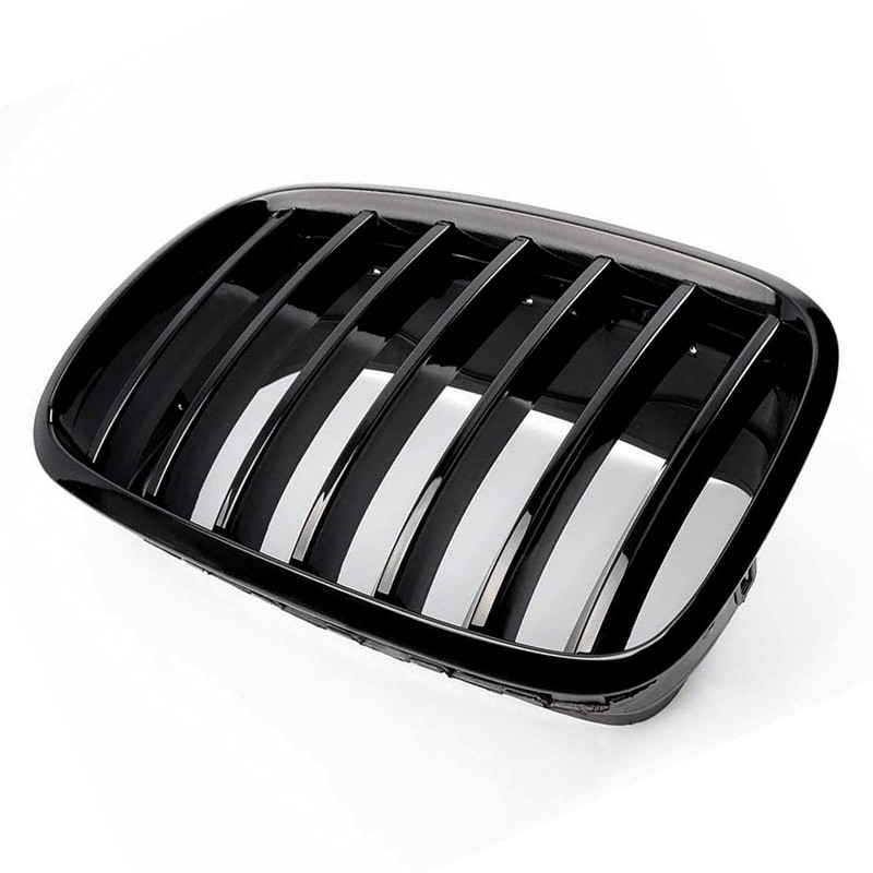 XOPIYAO Front Kidney Single Slat Grille Compatible with 2007 2008