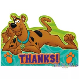Hanna-Barbera SCOOBY-DOO WHERE ARE YOU! THANK YOU CARDS (8) ~ Birthday Party Supplies Notes